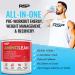 AminoLean Pre Workout Energy (Blue Raspberry 30 Servings) with TrueFit Protein Powder (Vanilla 2 LB) - Buy Online on GoSupps.com