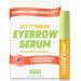 Handmade Heroes Eyebrow Growth Serum Natural Vegan Brow Enhancer with Rosemary & Pumpkin Seed Oil Prostaglandin Free Serum for Thicker Fuller Looking Brows Gentle & Nourishing Formula