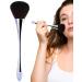 Blush Brush | Slim Waist Loose Powder Brush | Face Makeup Tool Nail & Cosmetic Brushes for Large Coverage Loose Powder Bronzer grey blue - Buy Online on GoSupps.com