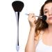 Blush Brush for Cheeks | Blush Makeup Brush with Slim Waist - Powder Foundation Brush Nail Brushes Face Makeup Tool for Complete Coverage and Prefect Finish grey blue