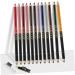 Ipetboom 12pcs Lip Liner Eyeliner Eyebrow Pen Pencil Eyeliner Waterproof Lip Liner Makeup Pen Lips - Buy Online on GoSupps.com