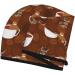 Hair Towel Wrap - Quick-Dry Hair Drying Turban with Button | Sloths Need More Coffee Design - Buy Online on GoSupps.com
