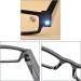 Buy Multi Strength Nighttime Reading Glasses with Dual LED Lights - Compact Full Frame Eyewear +3.50 for Clear Vision - Buy Online on GoSupps.com
