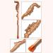 Cane Elderly Crutches Solid Wood Walking Stick Hollow Emboss Meaning Longevity Peace 93cm Long According to Height Truncated by Yourself Interesting - Buy Online on GoSupps.com