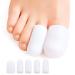 Sumifun 10 pieces gel toe caps with comfortable and soft silicone protection against bladder formation ingrown toenails gel toe protection Suitable for the big and small toe