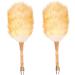 2PCS Lambswool Duster 15'' Hand Duster Anti-Static Cleaning Duster with Wooden Handle Comfortable Grips Dusting Tools for Ceiling Fans Wool Duster - Buy Online on GoSupps.com