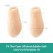 Welnove Bunion Corrector Pads - 8 Pack Gel Pinky Toe Protector for Men & Women Foot Pain Relief with Separator - Beige Regular Pads - Buy Online on GoSupps.com