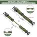 CEUAO 4-Set Survival Bracelet - 5 in 1 Outdoor Survival Kit for Men | Paracord Survival Bracelet with Pipe Flint & Compass | Perfect for Outdoor Activities - Buy Online on GoSupps.com