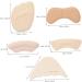12 Pairs Breathable Foam Shoe Inserts - Anti-Slip Heel Liners & Cushions for Women's High Heels | Comfort & Support - Buy Online on GoSupps.com