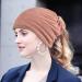 XYIYI Women's Chemo Hat - Slouchy Headwear 2 Pack (Pink & Gray) | Comfortable Cancer Hats for All-Day Wear - Buy Online on GoSupps.com