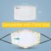 100pcs PM2.5 Activated Carbon Filters for Kids Masks | 5 Layer Dustproof & Breathable Inserts - Buy Online on GoSupps.com