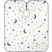 Waterproof Barber Cape - Black Gold Stars Moon | Unisex Hair Cutting Bib for Men & Women - Cheetah Design - Buy Online on GoSupps.com