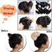 Bleach Blonde Messy Updo Hairpiece Scrunchie - Curly Hair Bun Extension - Buy Online on GoSupps.com