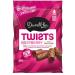Broadway candy Darrell Lea Raspberry Twists Milk Chocolate Coating 3 x 200g Made in Australia