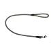 Leash - rope leash with hand loop Basic 10mm 27 colours 7 lengths (1.00 m dark grey) 1.00 m dark grey