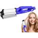 Wave Hair Iron Waver Curling Iron Temperature Adjustable Wavy Hair Curler Hair Crimper For Women For All Hair Types Blue European Regulations - Buy Online on GoSupps.com