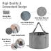 Collapsible Foot Bath Basin 20L - Portable Foot Soak Tub for Travel & Camping - Gray - Buy Online on GoSupps.com