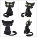 HFFJJLTU Plush Toy Black Cat Black Cat Stuffed Animals Toy Cute Stuffed Cat Plush Doll Black Cat Design Sofa Pillow Decoration Doll Gift Black Cat Plush Stuffed Toy For Anime Fans And Collectors 28CM - Buy Online on GoSupps.com