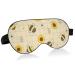 Haskirky Light Blocking Eye Mask Breathable and Adjustable Adult Men and Women Travel on Business Trips Yoga Meditation Light Smooth Comfortable Eye Mask Office Deep Sleep Goodies Sunflowers Plaid