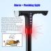 Walking Sticks with LED Lightand Alarm with 3 Non-Slip MP3 Crutch for Men and Women Selfless dedication - Buy Online on GoSupps.com