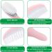 LNQ LUNIQI Baby Brush and Comb Set Soft Bristle Baby Brush Massage Scalp Brush for Newborn Cradle Cap Scalp Cleaning Care (Pink) - Buy Online on GoSupps.com