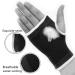 JUSDIQIR Palm Brace Wrist Support Sleeves (1 Pair) - Everyday Use Compression Carpal Tunnel Brace for Wrist Pain Relief - Fitness & Sports Gloves for Men and Women (Black) - Buy Online on GoSupps.com
