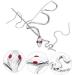 Hairpin Hair Barrettes Hair Pin Hair Clips Chinese Hair Sticks Silver Fringe Silver Hair Accessories Snake Headpiece Chinese Hair Accessories Hair Bun Stick Snake Hair Stick Metal FRCOLOR - Buy Online on GoSupps.com
