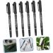 Angoily 6pcs Eyebrow Marker Pen Eyebrow Embroidery Pencil Perforation 13.9x1.8cm Black - Buy Online on GoSupps.com