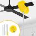 Flexible Cleaning Tool Ceiling Fan Cleaner Duster for Highly Places and Furniture Cleaning Various Furniture Surfaces - Buy Online on GoSupps.com