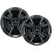 Jensen MSX60RVR Marine Speakers 6.5" Coaxial Speaker, Completely Waterproof With UV Resistant Materials To Withstand the Outdoor Elements, Sold as Pair, Graphite Gray