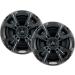 Jensen MSX60RVR Marine Speakers 6.5" Coaxial Speaker, Completely Waterproof With UV Resistant Materials To Withstand the Outdoor Elements, Sold as Pair, Graphite Gray