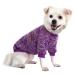 Hualisiji dog sweater Small dog dogs sweatshirt dog hoodie hoods for dogs elasticity warm and light with a soft texture easy to wear (purple s) purple s