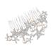 FRCOLOR Rhinestone Comb Hair Comb Rhinestone Hair Comb for Bridal rhinestone headpiece Bride Comb wedding headpiece for bride crystal ab rhinestones hair pearls Miss hair accessories alloy