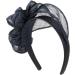 Seeberger Kaljeta Sinamay Fascinator Headpiece - Navy Bridal Hat for Special Occasions (55-59 cm) - Buy Online on GoSupps.com