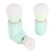 Buy Double Head Retractable Powder Capsule Makeup Brush Set - Travel-Friendly Cosmetic Tool in Blue | International Shipping Available - Buy Online on GoSupps.com