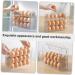 PRETYZOOM Egg Storage Box Egg Holder for Fridge Egg Storage Drawer Egg Preservation Holder Side Door Egg Plate - Buy Online on GoSupps.com