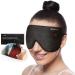 GHUKN Heated Eye Mask Cordless Warm Eye Compress Larger Mask for Puffy Eye and Sinus Pressure Relief Electric Eye Heating Pad with 2 Heat Setting for Migraine Chalizion MGD Blepharitis