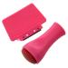 Senmubery Nail Art Stamp Set Stamping Nail Polish Image Plate & Squeegee Tool Red | International Shipping - Buy Online on GoSupps.com
