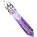 BEADNOVA Healing Crystal Necklace - Natural Amethyst Quartz Pendant on 18 Stainless Steel Chain - Buy Online on GoSupps.com