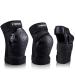 Knee Pads For Kids/Adult Elbows Pads Wrist Guards 3 In 1 Protective Gear Set For Skateboarding, Roller Skating, Rollerblading, Snowboarding, Cycling(S/M/L) By STARPOW Black Adults