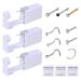 Nose Piercing Kit - 3 Pack Self Nose Piercing Gun, Disposable Safety Nose Percinging Kit with Nose Rings Stud Nose Piercings Gun Kit Tool