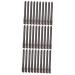Housoutil 30 Pcs Eye Shadow Brush Makeup Brush Eye Makeup Applicators Eyebrow Cosmetic Brush Set Sponge Miss 5.8X0.7X0.5CMx3pcs Blackx3pcs