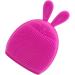 Soft Silicone Face Scrubber - Soft Silicone Face Scrubber Face Exfoliator Brush - Face Brushes for Cleansing Manual Face Scrub Clean Brush Cute Rabbit Ears Shape for Women Men Coatuiyo - Buy Online on GoSupps.com