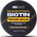 Hair Illusion Maxium Potency Biotin Beard Growth Balm | For Mens Beard Mustache Growth. Softening & Condition Beard with Castor Oil for Beard Conditioning and Shine.