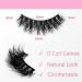 WILD UNIVERSE 3D Mink Faux Cat Eye False Eyelashes - 10 Pairs | 15mm Wispy Lightweight Curly Lashes - B010 - Buy Online on GoSupps.com