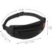Nhowin Fell Sheet Belt Pocket - Waterproof Black Hip Pocket with 4 Zippers for Men & Women | Ideal for Running Hiking Camping & Outdoor Sports - Buy Online on GoSupps.com
