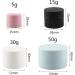 Tianzd 24pcs 50g Matte Black Cosmetic Containers with 6 Spoons - Durable Plastic Cream Jars for Doses & Gels - International Shipping Available - Buy Online on GoSupps.com