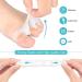 Hallux Valgus Toe Spreader Silicone Kit - 4 Pairs for Big Toe Hammer Toe & Claw Toe Correction - Pain Relief Solution - Buy Online on GoSupps.com