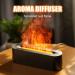 MineUp Flame Diffuser Humidifier - 180ml Aroma Diffuser with Flames Effect Light 2 Modes & Waterless Auto Shutdown for Home & Office - Buy Online on GoSupps.com