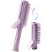 Quzente Volume Hair | Styling Hair Curling Tool | Curling Make Up Brush Roller Tool Curlers on Top of Head 2-in-1 Retractable Styling Comb Wavy Hair Products for Hair Salon Purple - Buy Online on GoSupps.com